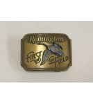 Remington "First In The Field" Belt Buckle